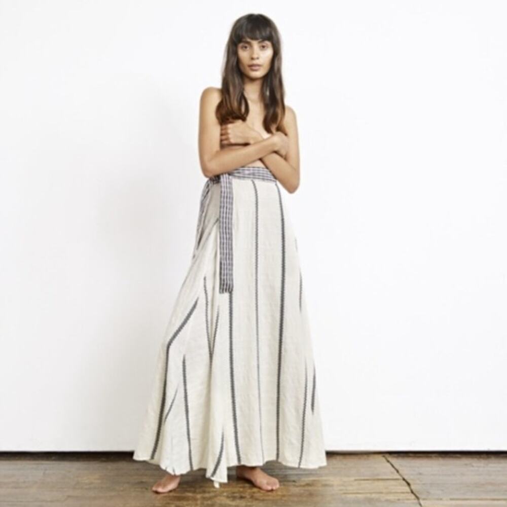 ACE & JIG 'Sangria' Maxi Wrap Skirt in CASABLANCA (M)
